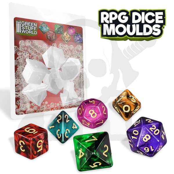 GSTU508550 RPG-tärningsformar