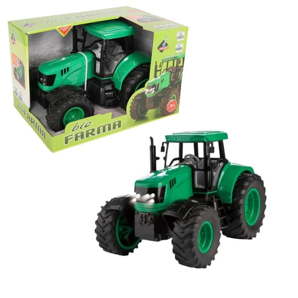 Stor grøn traktor