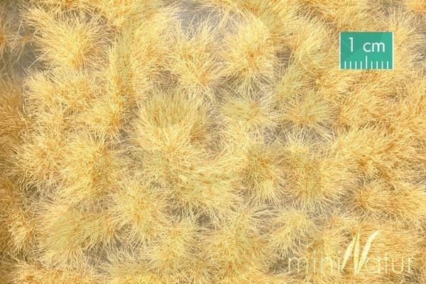 SIL727-35S Lang Tuft Guldbeige Græs 15x4cm
