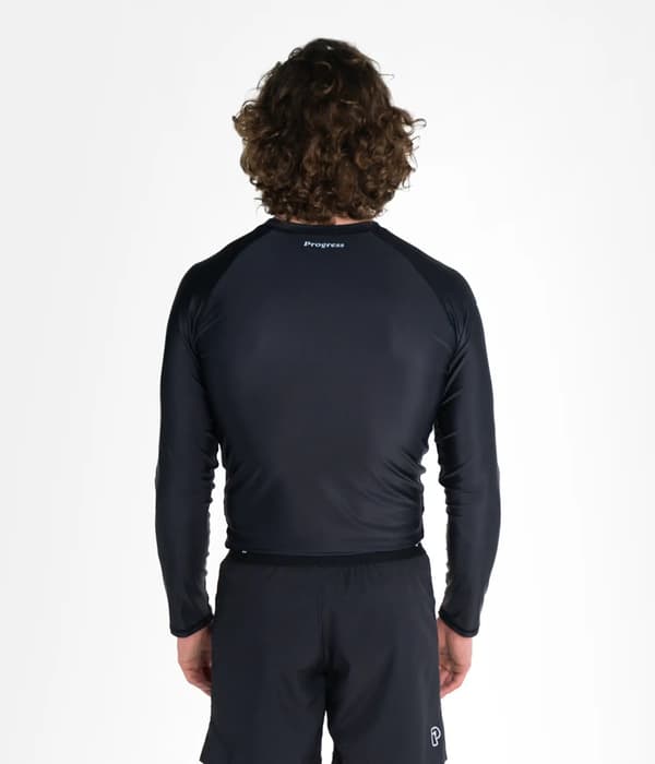 Progress Herr Rashguard Långärmad Academy Svart S