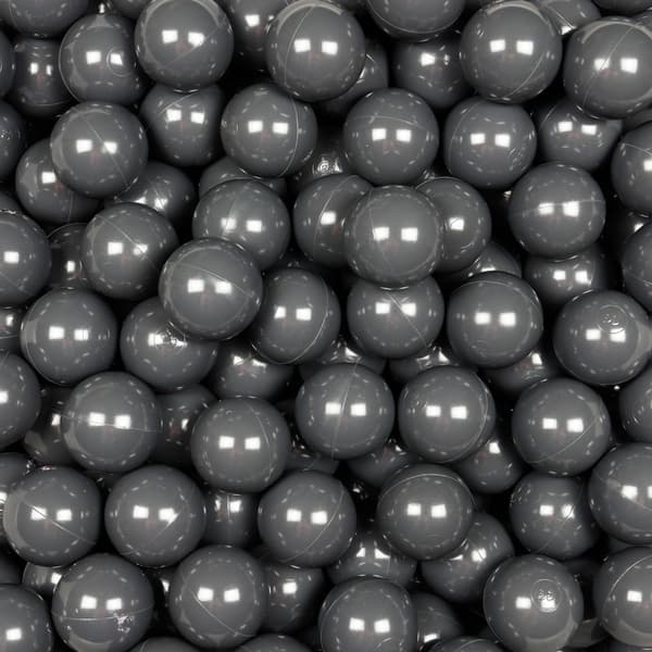 Lelupallot ø7cm 50kpl grafiitti