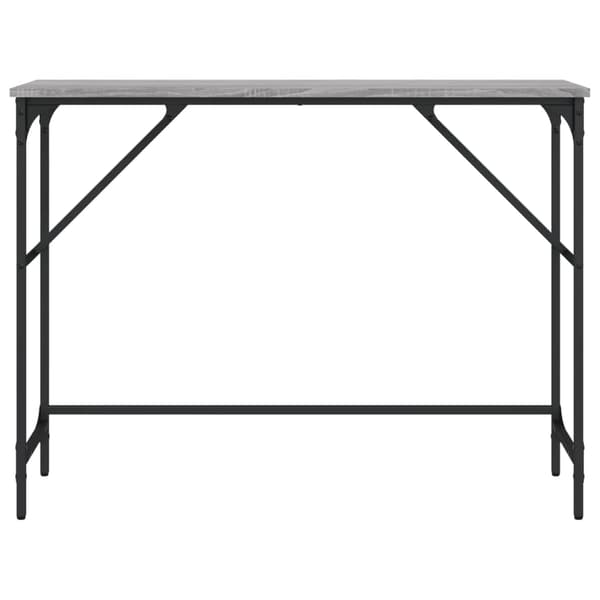 vidaXL Konsolbord, grå Sonoma Ek, 100x32x75 cm