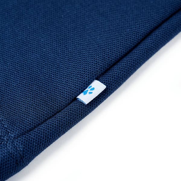 Børnepoloshirt, marineblå, 128