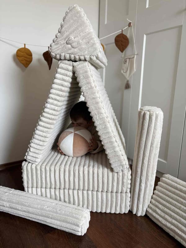 Lille hjul til Waffle Sofa, Beige