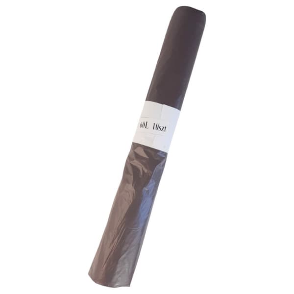 Roskapussit 60L ruskea LD 10 kpl.