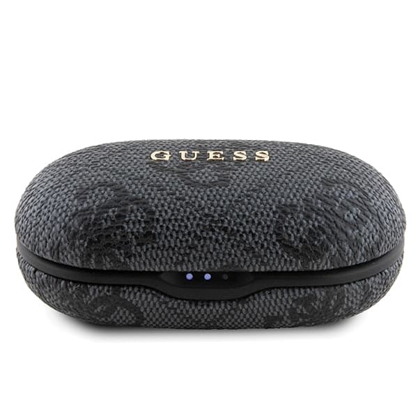 Guess Bluetooth 4G Metal TWS ENC Høretelefoner + Dockingstation, Sort