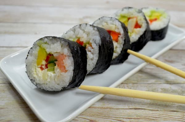 Bambus spisepinde til sushi 4,5 mm x 21 cm - 100 stk.