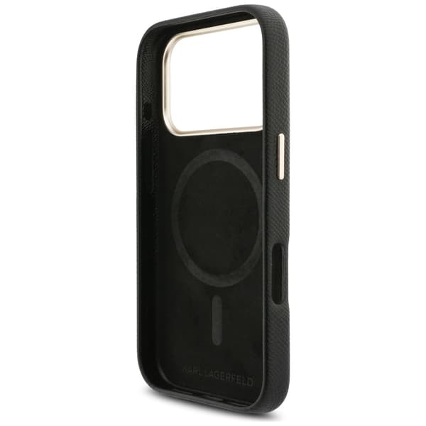 Karl Lagerfeld Karl Head Logo MagSafe-etui til iPhone 17 Pro, sort