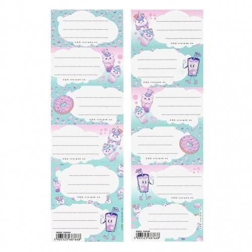 Bubble Tea -muistikirjatarrat (25 kpl)
