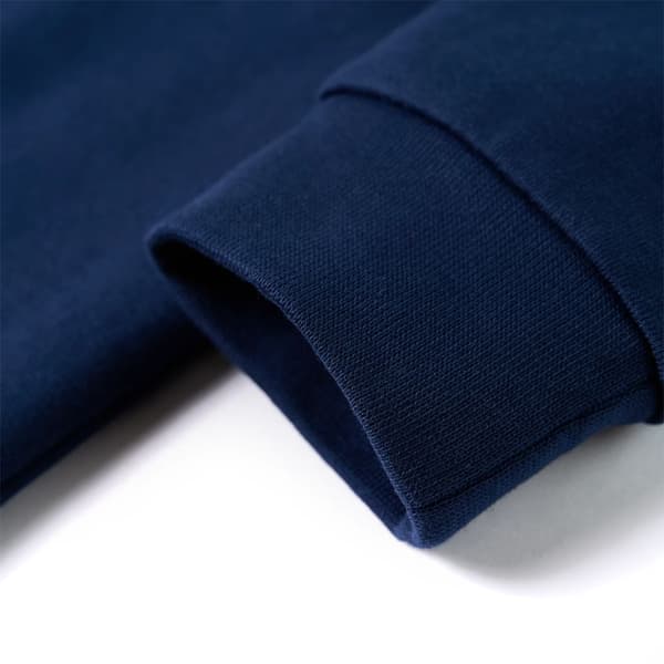 Barnklänning med sweatshirt, marinblå, 116
