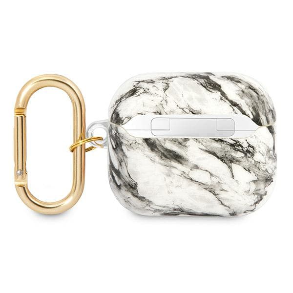 Guess Marble Strap Collection AirPods 3 -kotelo, harmaa