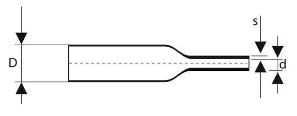 Krympehylster RTS 38.1-19.1 Farveløs 1 meter