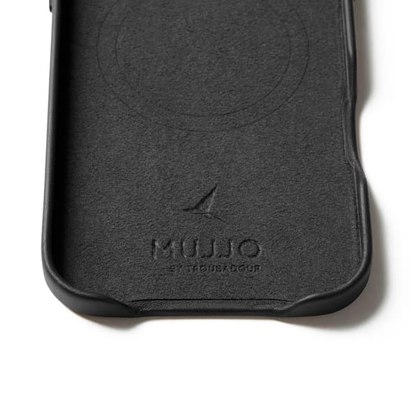 MUJJO iPhone 17 Air Læderetui Sort