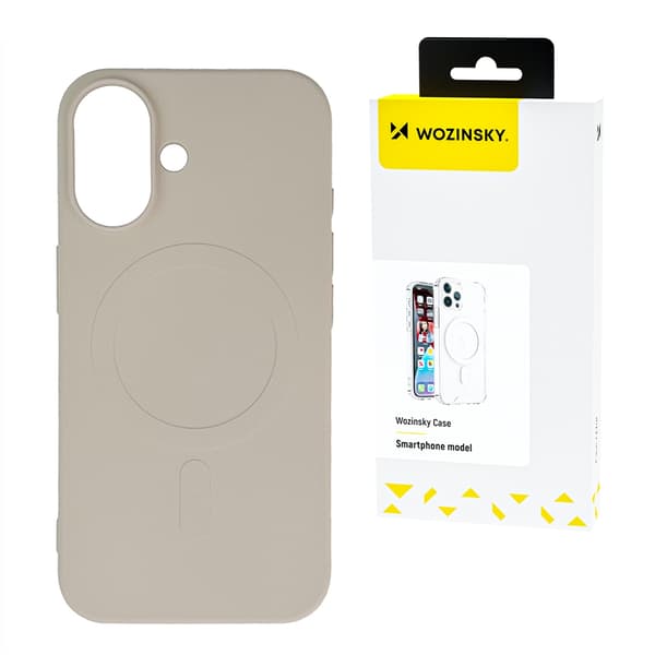 Samsung Galaxy S25+ flydende silikonecover MagSafe - beige