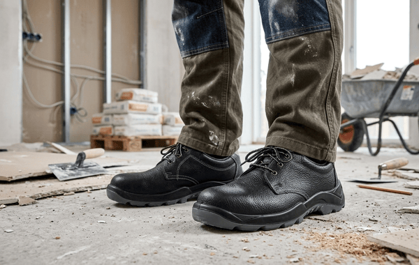 PPO arbejdsstøvler, model 317 S1 SRC | Ståltåkappe, størrelse 47