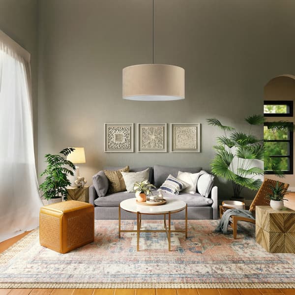 Tornado AD1 lampe, fløjlscappuccino