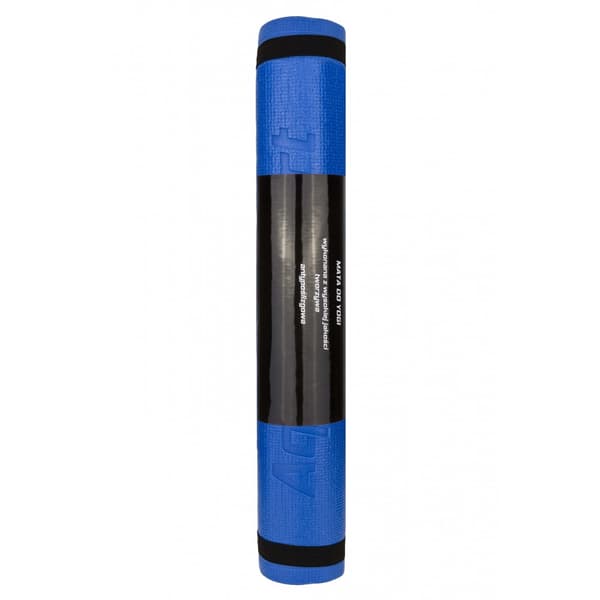 Powerstretch Aqua-Sport Pro yogamåtte, blå PVC