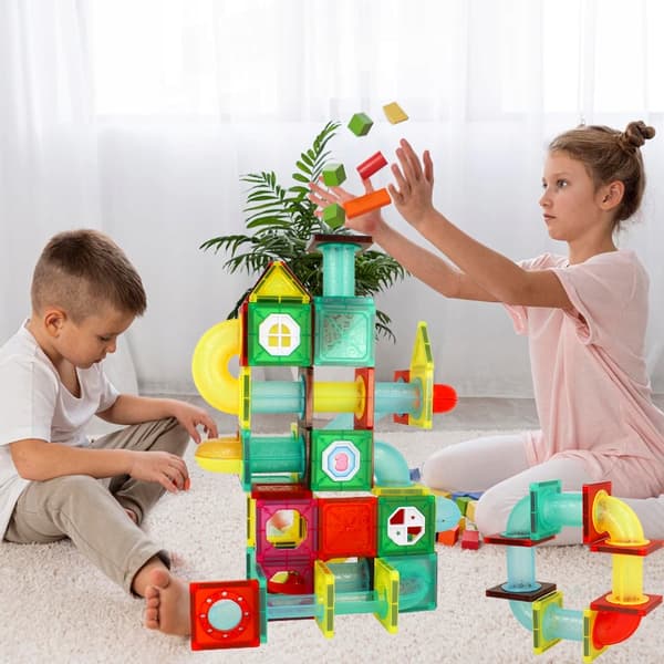 [paket] Magnetiska block 148 st. Kulspår U864