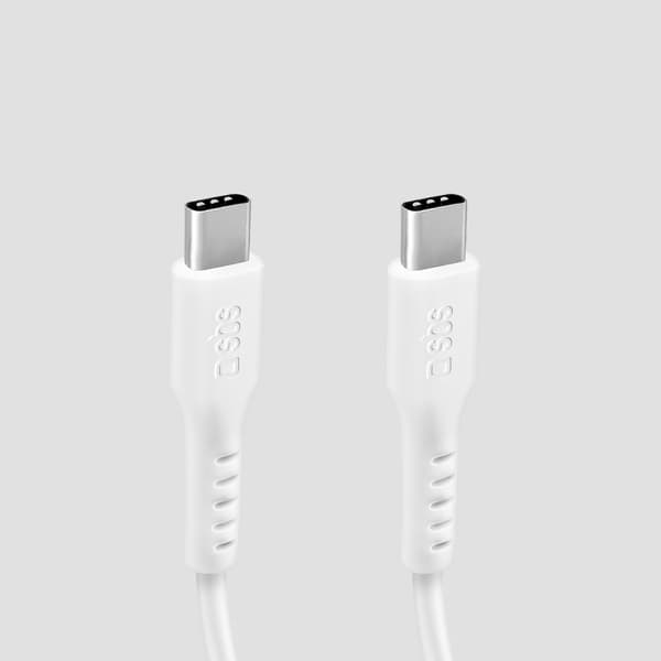 USB-C PD 25W 1 m kabel - vit