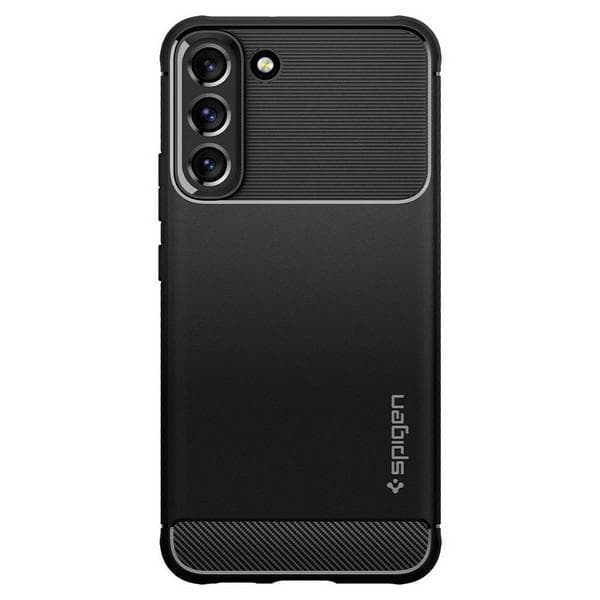 Spigen Rugged Armor cover til Galaxy S22 sort/matsort
