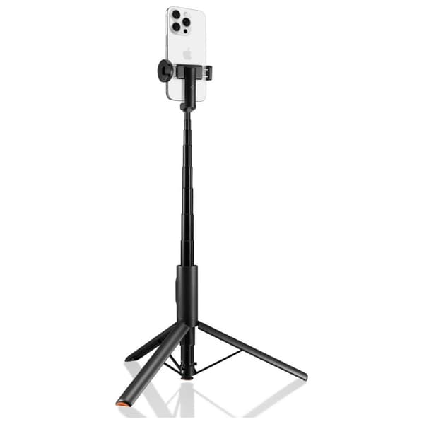 Yleismallinen selfiekeppi TRIPOD Pilot S541W Bluetooth, musta
