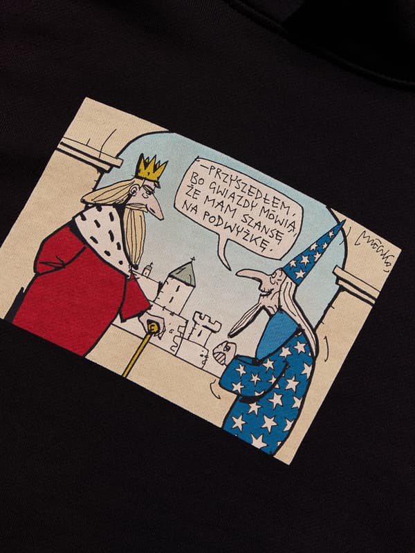 SORT MÆLKESWEATSHIRT M
