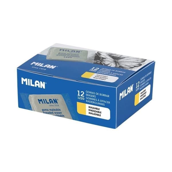 Brødviskelæder til kul og grafit (12 stk.) MILAN