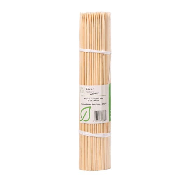 Bambusspyd Horeca 25 cm 200 stk.