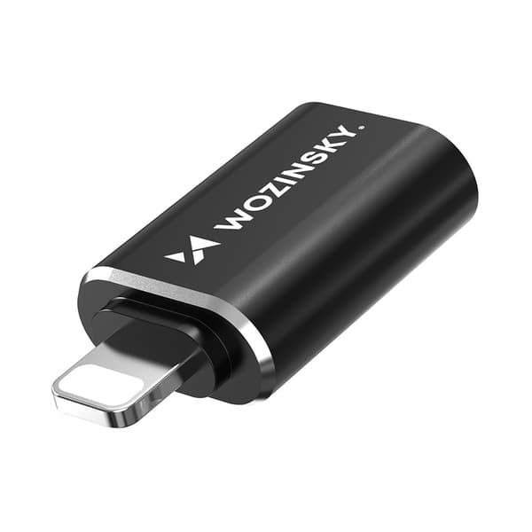 iPhone Lightning till USB-A OTG-adapter – svart