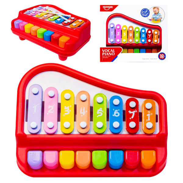 Pedagogisk orgel, röda cymbaler