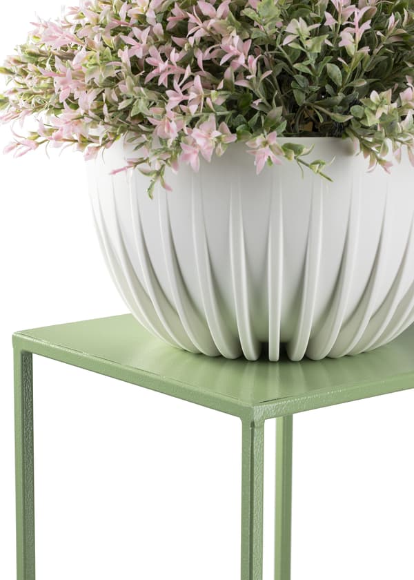 Grönt stående blomsterställ 100 cm