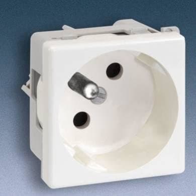 K45 stikkontakt med jordforbindelse 16A/230V~, grafit Connect