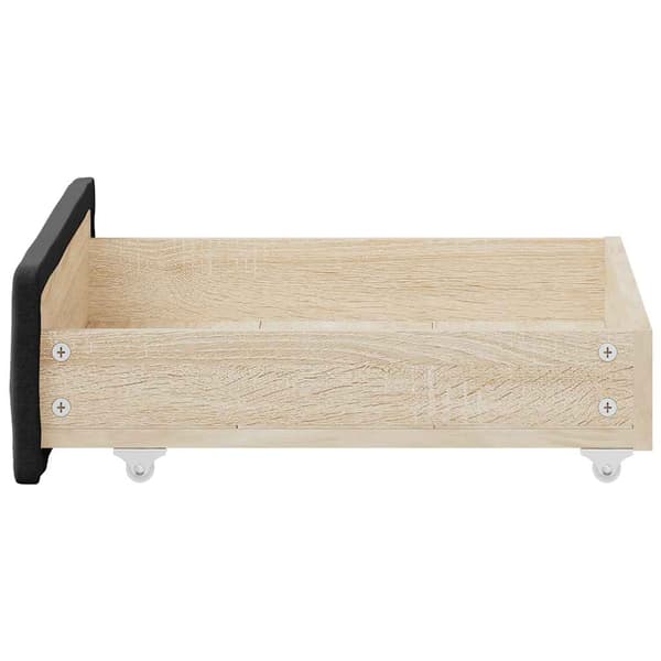 vidaXL skuffer under sengen, 2 stk., sort