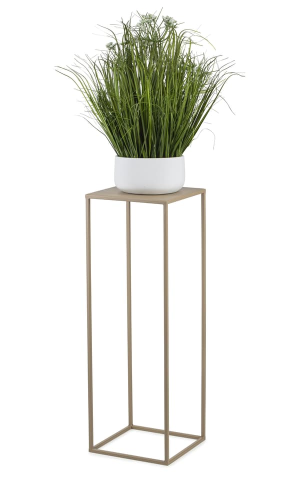Beige seisova kukkateline 70 cm