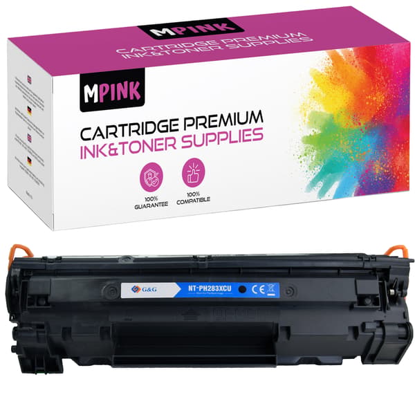 Toner til HP 83X CF283X GP-HCF283X printer