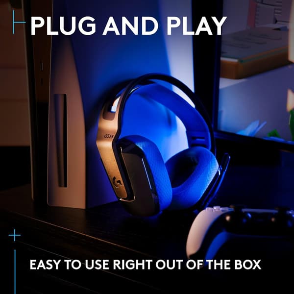 Logitech G535 Lightspeed Console Svarta Hörlurar (939-002219)