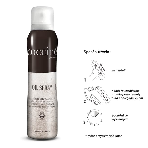 Flydende fedt - COCCINE OLIESPRAY 150 ml farveløs