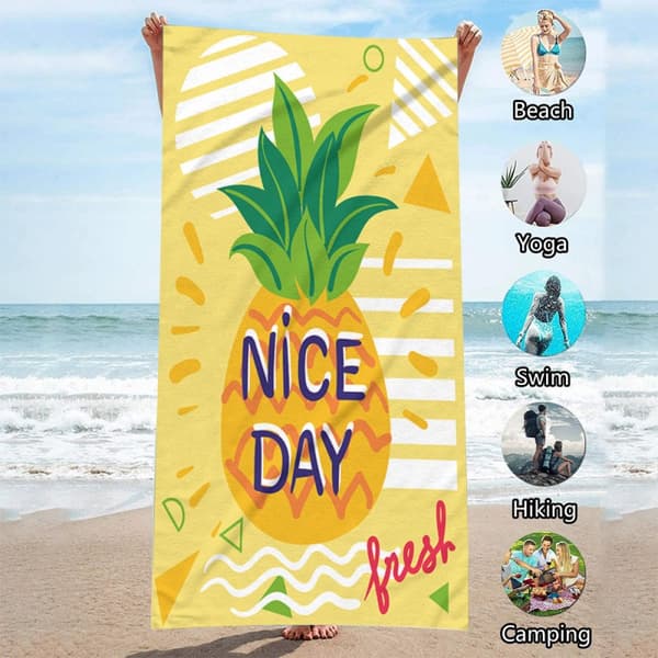 NICE DAY rektangulär strandhandduk 150x70 REC54WZ4