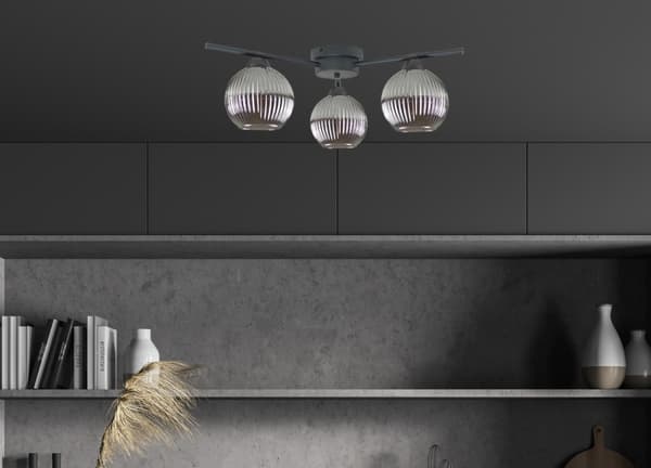 Loftlampe 3xE27 ALBEDO MØRK