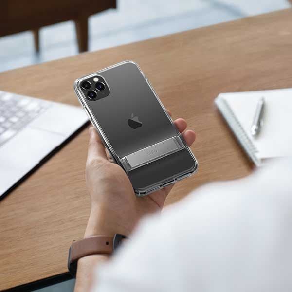 UNIQ Cabrio iPhone 11 -kotelo harmaa/savunharmaa