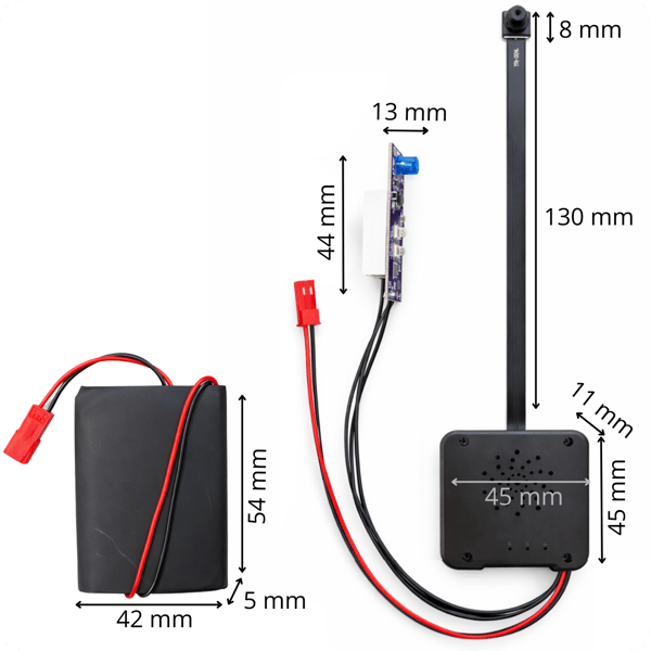 AI-M010 WiFi mini modulär kamera