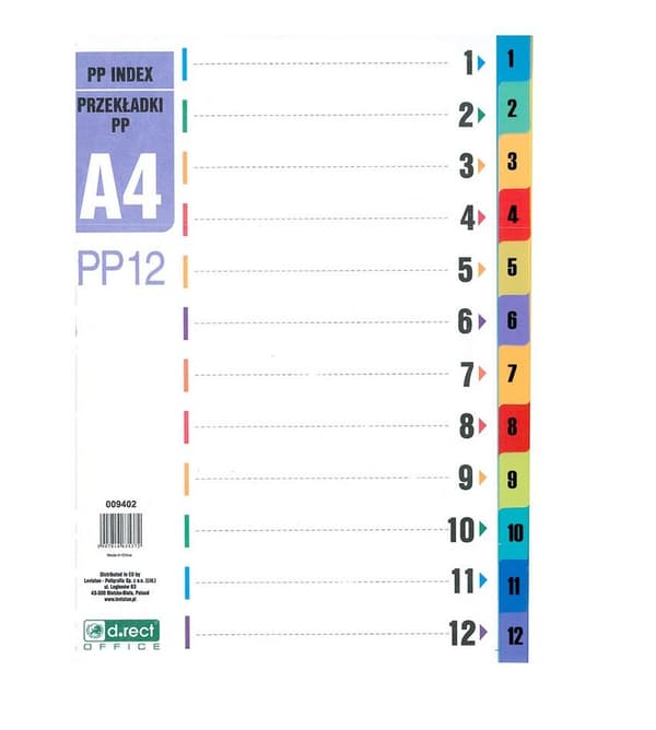 Välikappaleet PP 1-12 PP12 D.RECT