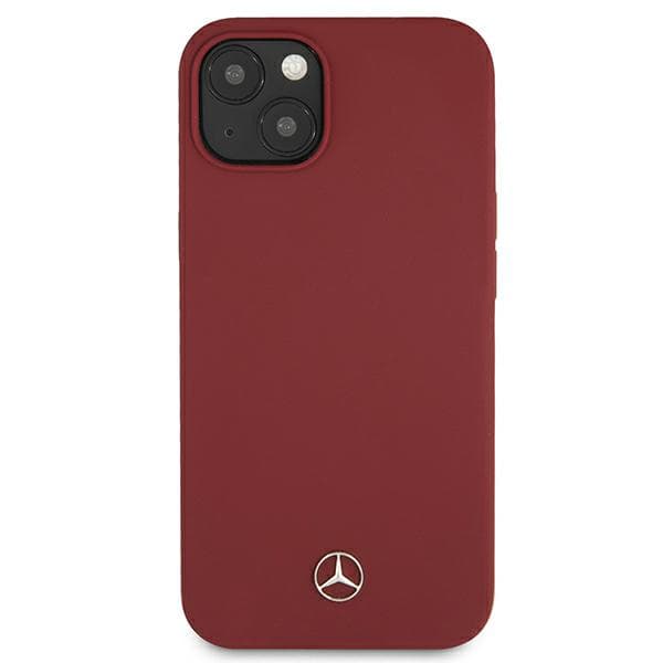 Mercedes Silikone Line Etui til iPhone 13, Rød