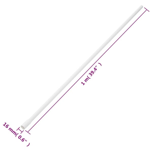 vidaXL Elrör, Ø16 mm, 10 m, PVC