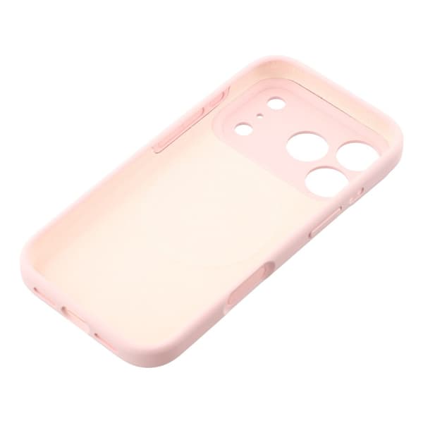 Silikonskal till iPhone 17 Pro Max - MagSafe-kompatibel, stötsäker, rosa