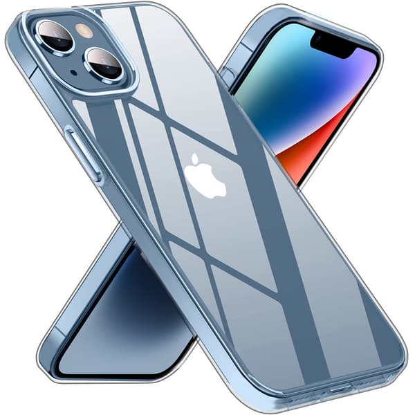 iPhone 14 Plus Premium Armor Slim-skal, Transparent