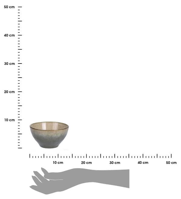 Stentøjsskål 700 ml mønster 3