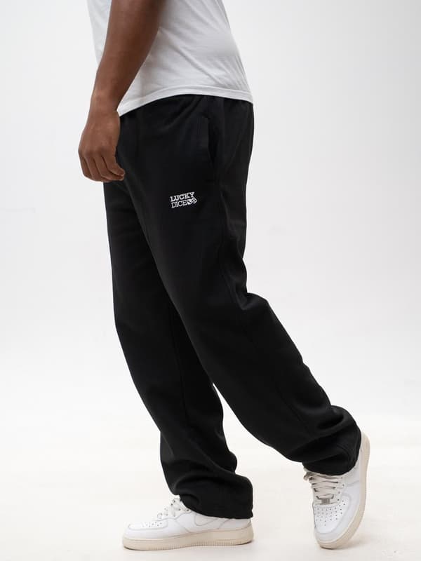 Lucky Dice LD Classic Herre Baggy Joggingbukser Sort M