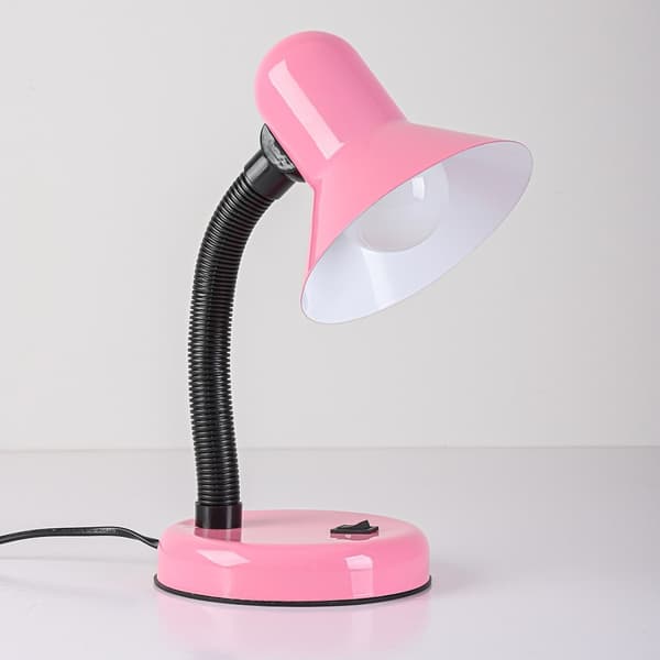 Mentor lyserød skrivebordslampe 1xE27