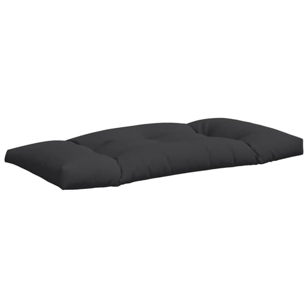 vidaXL pallehynder til sofa, 2 stk., sort, stof